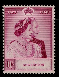 ASCENSION GVI SG51, 10s bright purple, NH MINT. Cat £50.