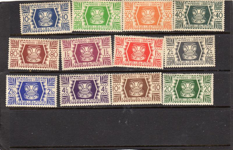 Wallis & Futuna 1945 Definitives  MH