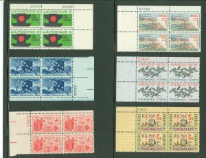 United States #1248/1272/C53/C55 Mint (NH) Plate Block