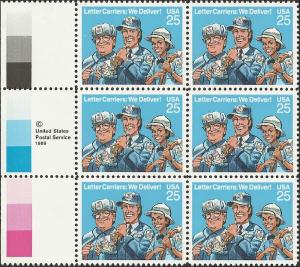 # 2420 MINT NEVER HINGED LETTER CARRIERS