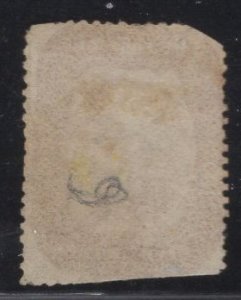 US Stamp #29 5c Brown Jefferson Type I USED SCV $350.00