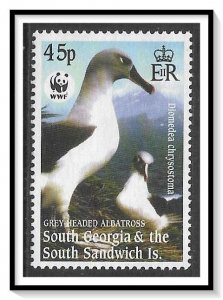 South Georgia #292 Grey-headed Albatross WWF NG