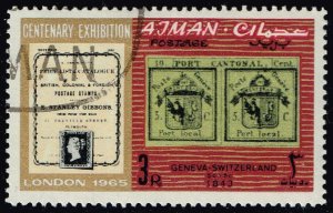 Ajman #43 Geneva Stamp; CTO (4Stars)