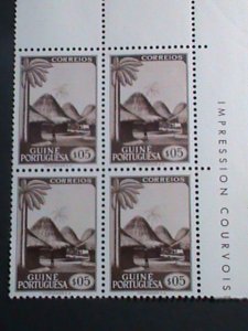 ​PORTUGAL-GUINEA- RARE COLONY STAMPS- SCOTT NOT LISTED-MNH IMPRINT BLOCK -VF