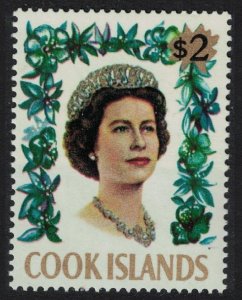 Cook Is. Queen Elizabeth II $2 1967 MNH SG#245