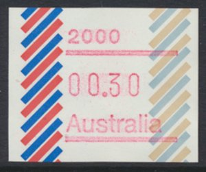 Australia Machine Label  Post Code 2000  Sydney  see details & scan 