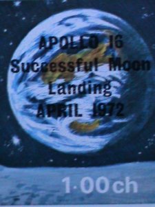 ​NAGALAND-1972-SUCCESSFUL MOON LANDING GOLD OVPT.  MNH-OG  S/S VERY FINE