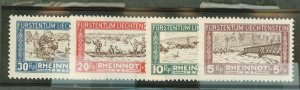 Liechtenstein #B7-10  Single (Complete Set)