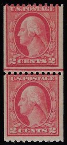 Scott #449 - $10,000.00 – Ave-OG-XLH – Exceedingly rare line pair. 2021 PSE Cert