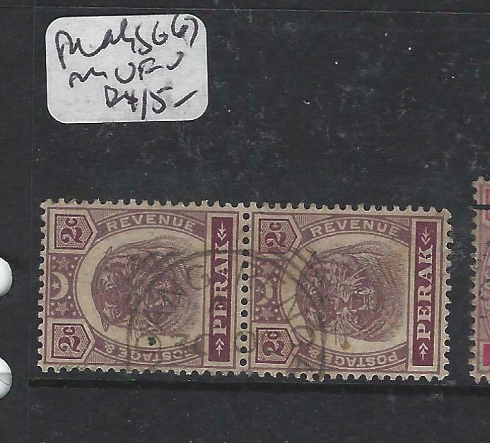 MALAYA PERAK   (P0906B)  TIGER 2C  SG 67 VERT PR   VFU