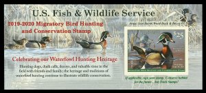 Scott RW86A 2019 $25.00 Duck Stamp Mint Self Adhesive VF NH as pictured