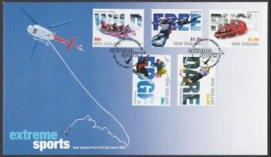 NEW ZEALAND 2004 Extreme Sports - commem FDC................................V982