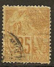 French Colonies 53 Mi 52 Used F/VF 1881 SCV $5.50