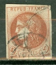 KB: France 39 used CV $225