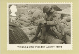 Great Britain 2016 PHQ Card Sc 3513b 1st Writing a letter from Western Front