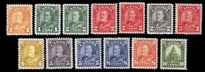 Canada Scott 162-173 King George V Arch Top (1930), MNH Complete Set+