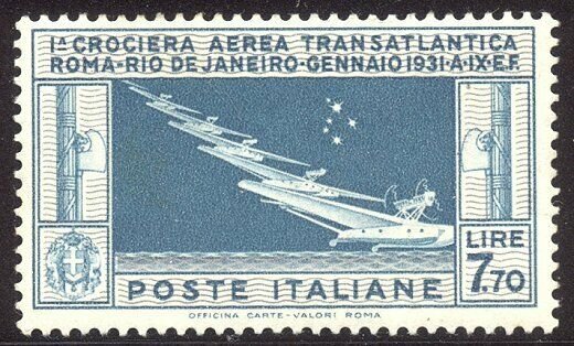 ITALY #C27 Mint LH - 1930 7.70 l Squadron