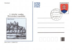 Slovenia, Government Postal Card