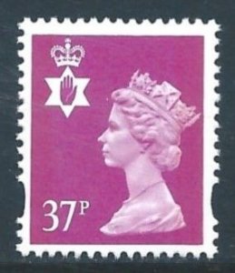 Great Britain-No. Ireland #NIMH62 NH 37p Queen Elizabeth - Syncopated