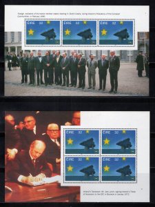 ZAYIX Ireland 876a-b MNH 4 Formats European Market Flags Government 092222SM76 