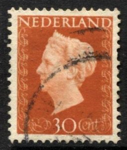 STAMP STATION PERTH Netherlands #295 Queen Wilhelmina Used