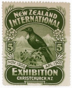 (I.B) New Zealand Cinderella : International Exhibition (Christchurch 1906)