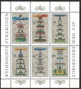 Germany DDR #2646 MNH Miniature Sheet of 6
