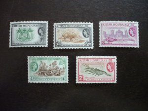 Stamps - British Honduras - Scott# 144-148 - Mint Hinged Part Set of 5 Stamps