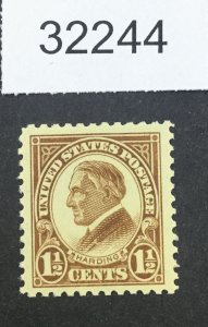 US STAMPS #553 MINT OG NH LOT #32244