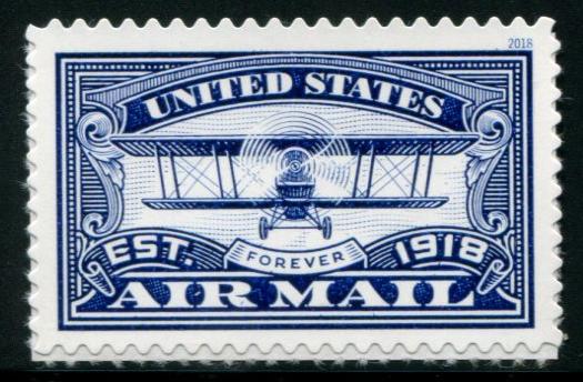 5281 US (50c) Air Mail SA, MNH on original backing paper