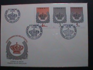 MACAU-CHINA -1984 SC# 488a -FDC-CENTRNARY OF POSTAGE STAMPS- MNH FDC VERY FINE