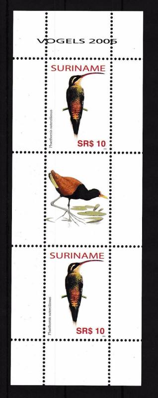 [SUV1418] Surinam Suriname 2006 Birds Vögel Oiseaux Miniature Sheet with tab MNH