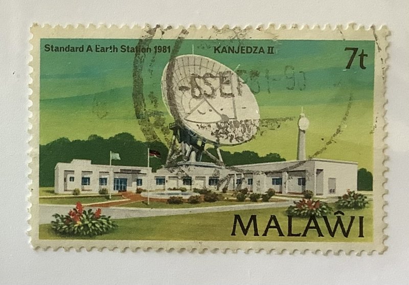 Malawi 1981  Scott 382  used - 7t,   International communications, Standard A