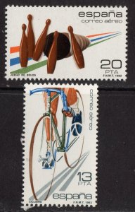 Thematic stamps SPAIN 1983 SPORTS 2711/2 mint
