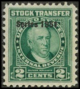 RD340 Mint VF NH Stock Transfer