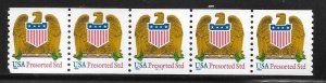 Scott #3270A (10c) Eagle & Shield Coil PNC/5 #22222 F VF MNH - DCV=$8.00