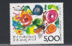 France # 2137, Painting by Tinguely, Mint NH, 1/2 Cat.