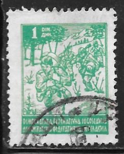 Yugoslavia 174: 1d Partisans on the March, used, F-VF