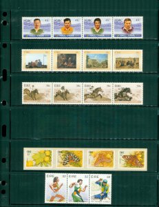 RK11-190002 IRELAND 1432a MH STRIP-4 SCV $5.00 BIN $2.75  SOCCER