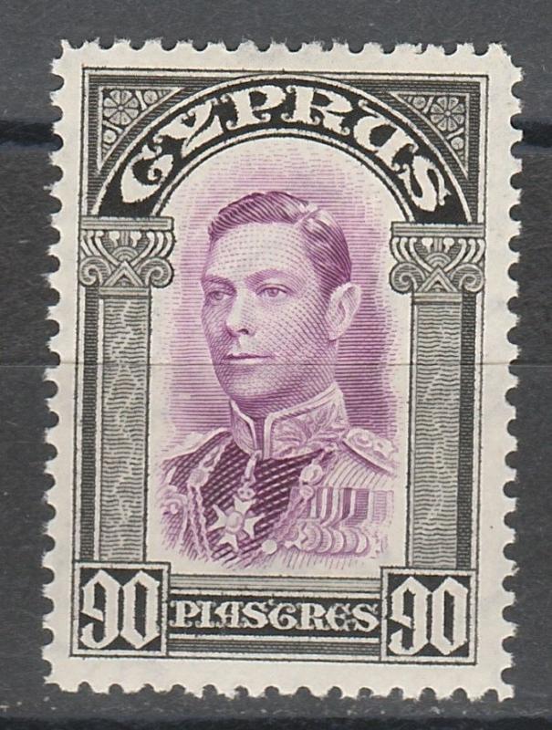 CYPRUS 1938 KGVI 90PI