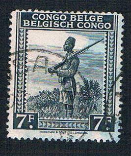 Belgian Congo 204 Used Askari (BP18813)
