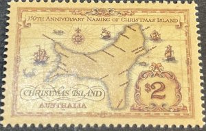 CHRISTMAS ISLAND # 357-MINT NEVER/HINGED--SINGLE---1993