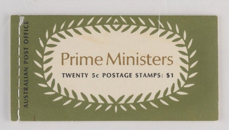 AUSTRALIA 1969 Prime Ministers $1 booklet edition N69/3. MNH **. Pfr cat $30.