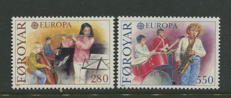 STAMP STATION PERTH Faroe Is.#125-126 Pictorial Definitive Iss. MNH 1985 CV$3.00