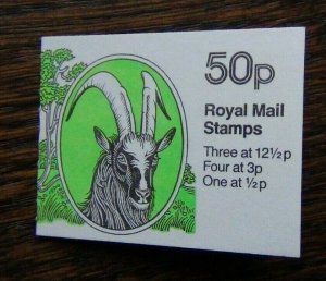 Great Britain 50p Bagot Goat Booklet MNH