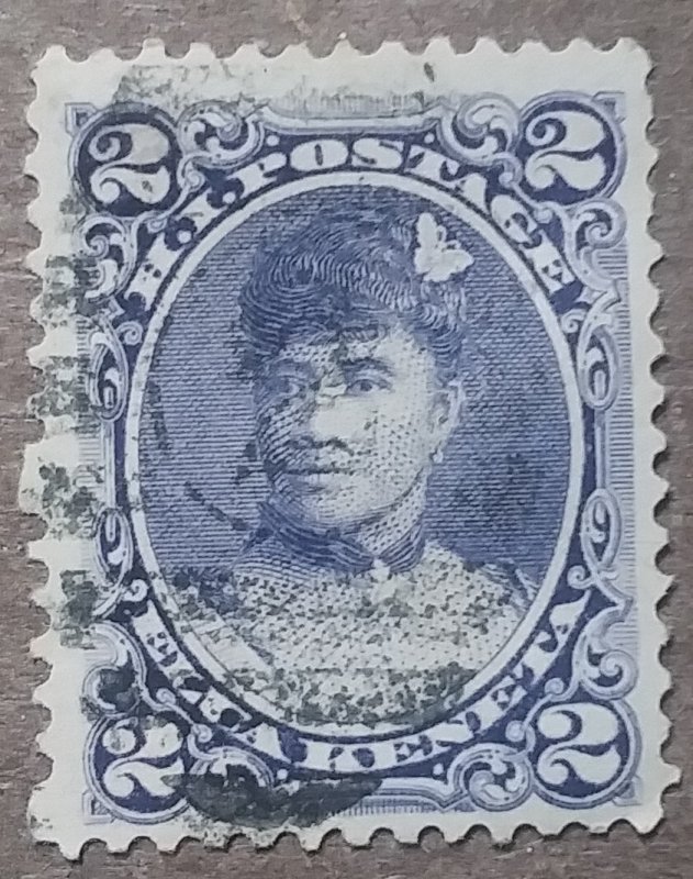 Hawaii #52 2c Queen Liliuokalani USED (1891)
