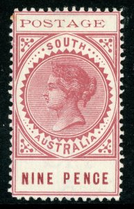 South Australia 1902 9p Rosy Lake SG 273 Mint D98 ⭐⭐⭐⭐⭐⭐