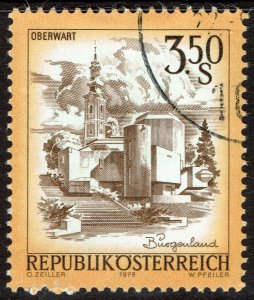 Austria #963A  Used - 3.5s Easter Church Oberwart (1978)