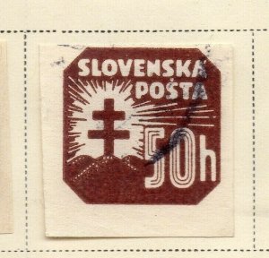 Czechoslovakia 1939 Early Issue Fine Used 50h. NW-168120