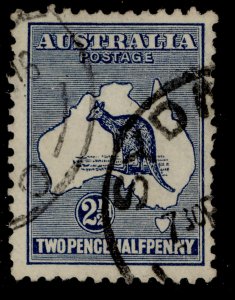 AUSTRALIA GV SG4, 2½d Indigo, FINE USED. Cat £23.